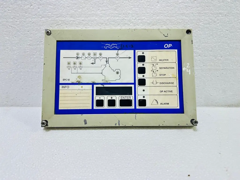 ALFA LAVAL EPC-50 P-CONTROL UNIT AL56830404-00 VERSION 1