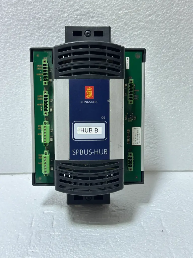 KONGSBERG SPBUS-HUB MODULE 600309 REV.2 Please note this is refurbished equipment with a 3-month warranty. 