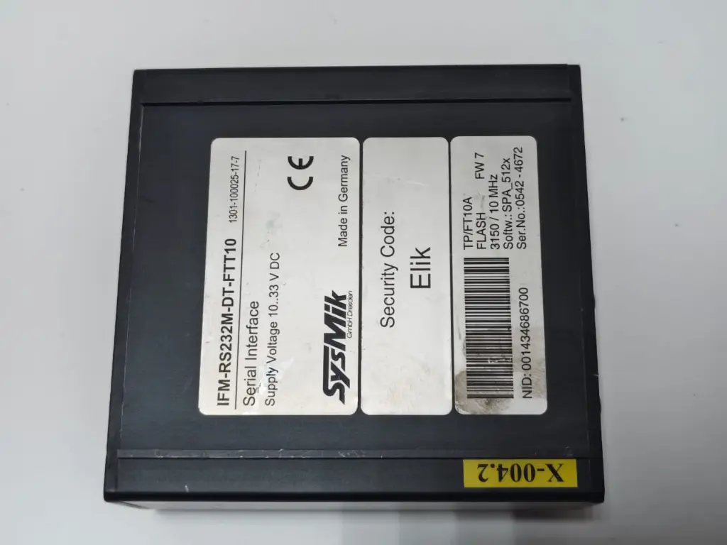 SYSMIK IFM-RS232M-DT-FTT10 INTERFACE MODULE