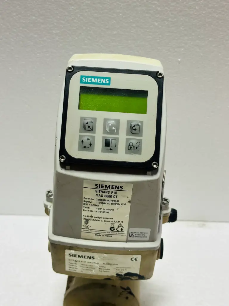 SIEMENS SITRANS FM MAG 6000 CT POLYAMIDE ENCLOSURE TRANSMITTER 7ME69201AA101AB0