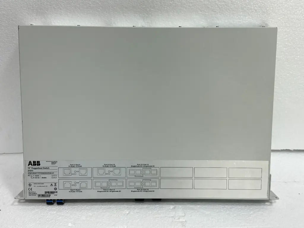 ABB AFS675 "19" RUGGEDIZED SWITCH Please note this is New equipment with a 3-month warranty. 