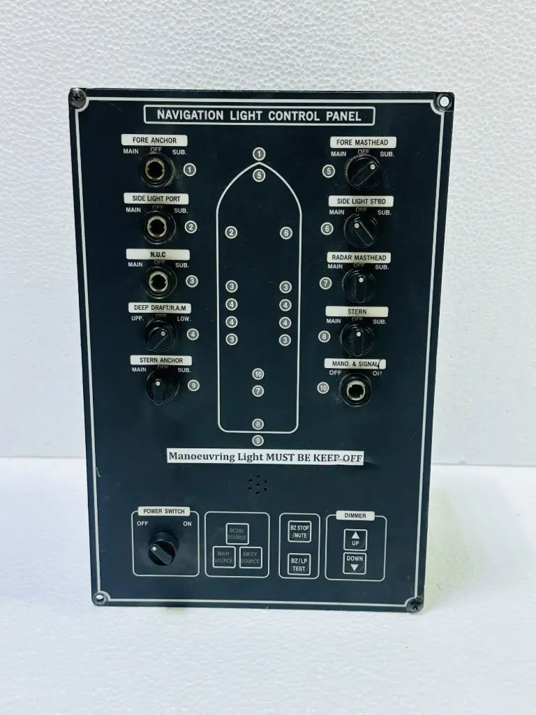 NAVIGATION LIGHT CONTROL PANEL