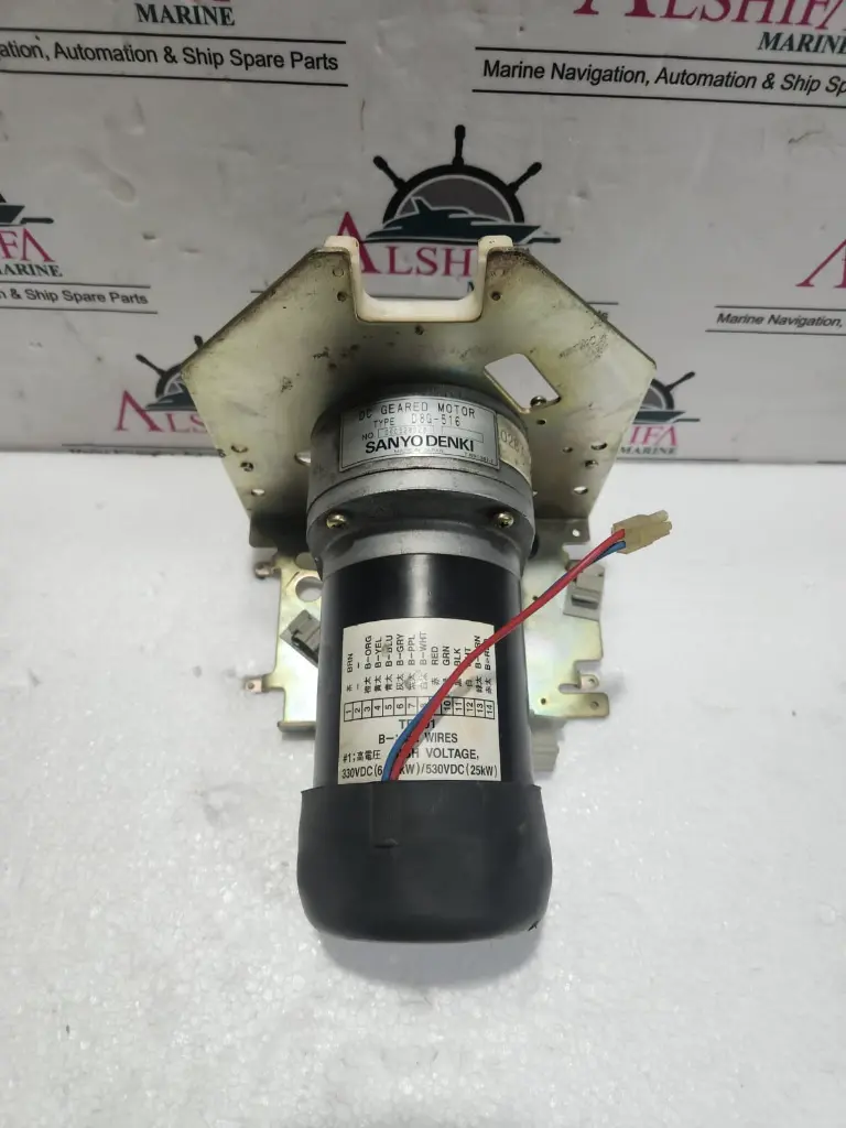 FURUNO X-BAND SCANNER GEAR MOTOR TYPE D8G-516 $400