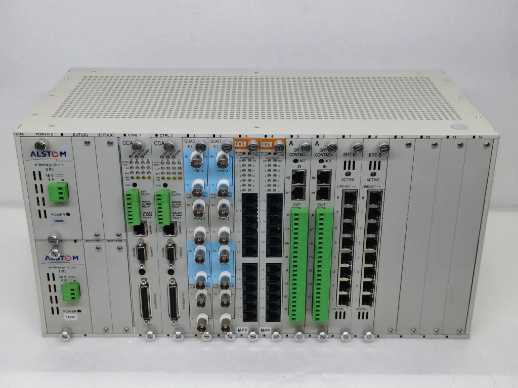 ALSTOM E-TERRAGRIDCOM DXC RACK – MODEL DXC-CHA-G $4895