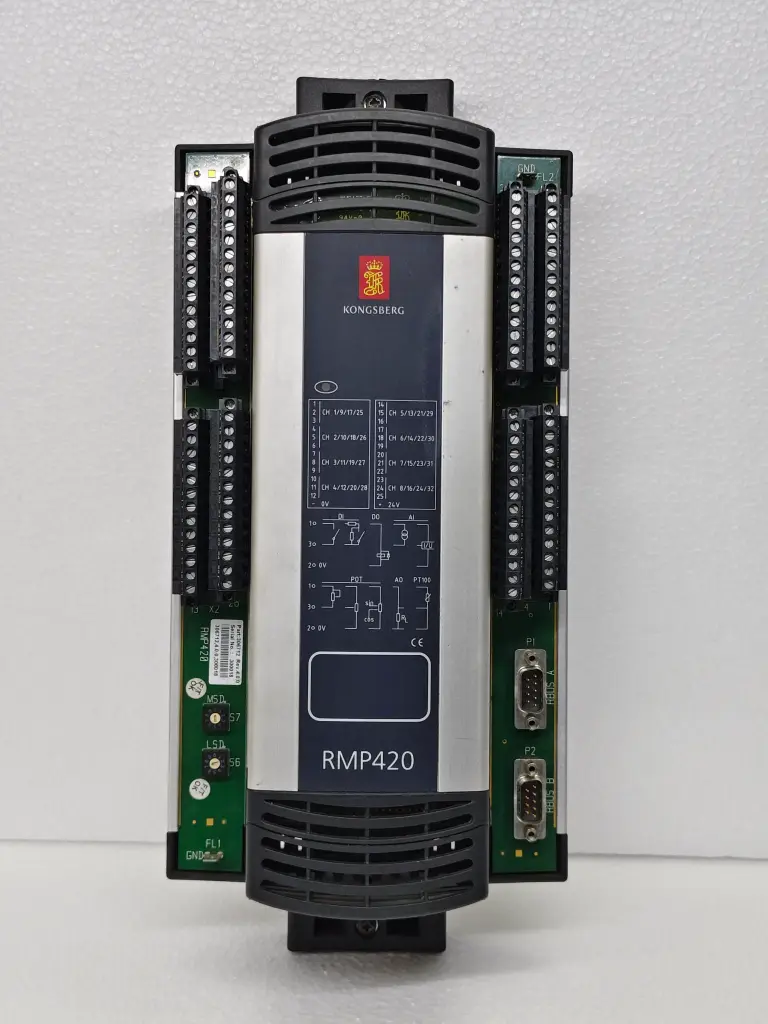 KONGSBERG RMP 420 REMOTE I/O MODULE P/N 306712 REV.4.0.0 $695