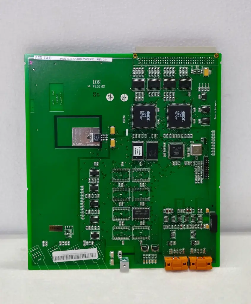 ABB T&D MOD-BUS BOARD 750079/801 REV 2.0 $445