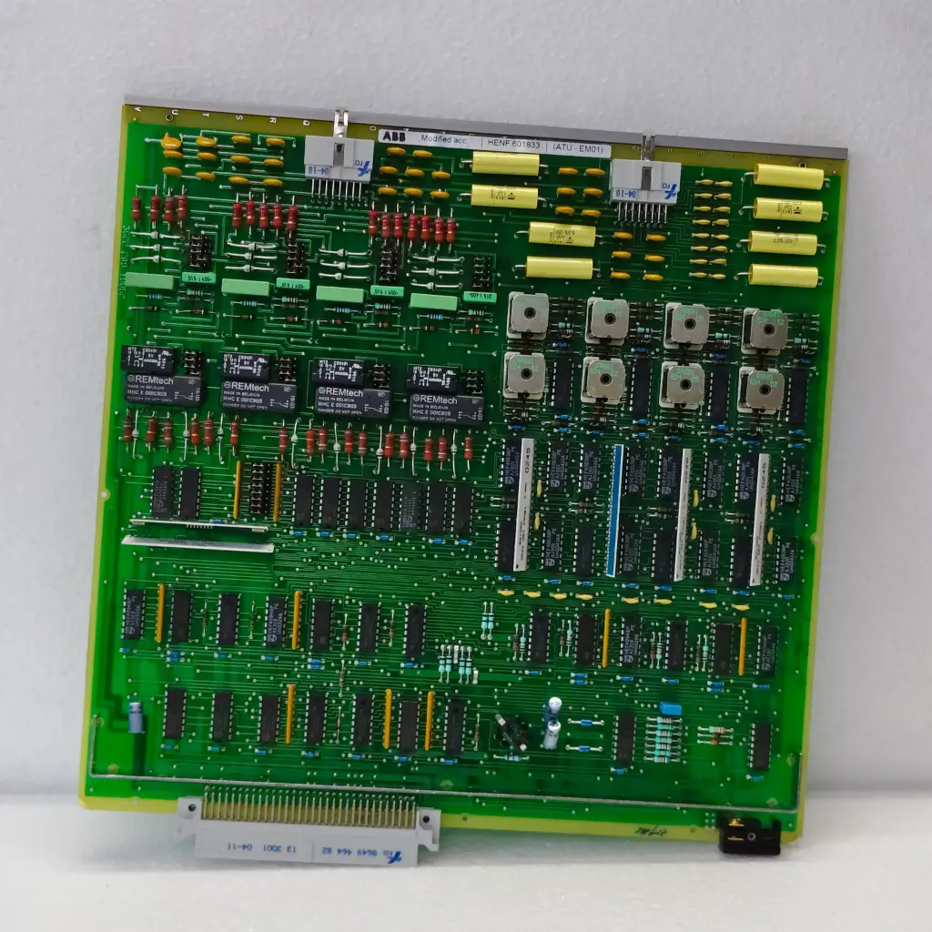 ABB MODIFIED ACC. HENF 601833 ATU-EM01 PCB CARD $495