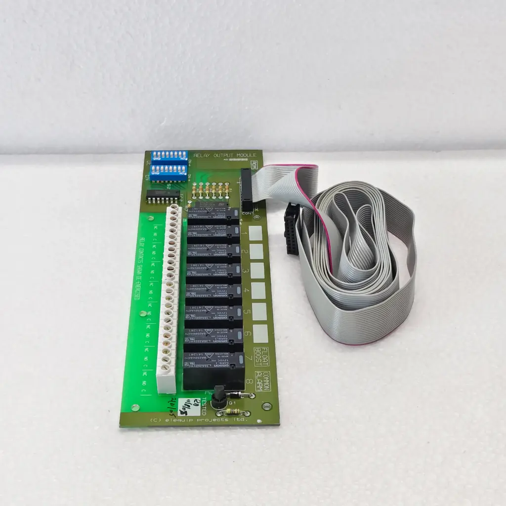 ELEQUIP PROJECTS LTD. P/N: ZB5007718/3 RELAY OUTPUT MODULE $395