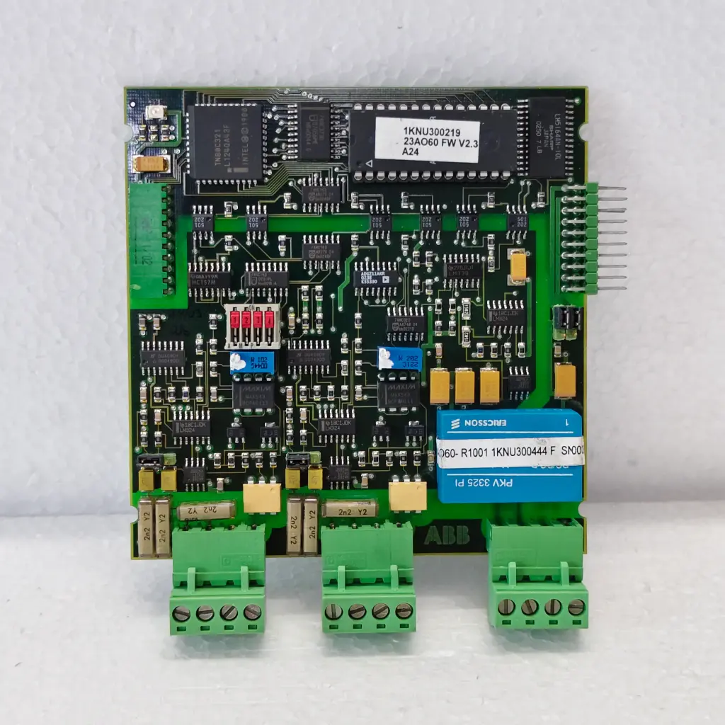 ABB OUTPUT CARD 23AO60. P/N: 1KNU300446 REV.C PCB CARD $295