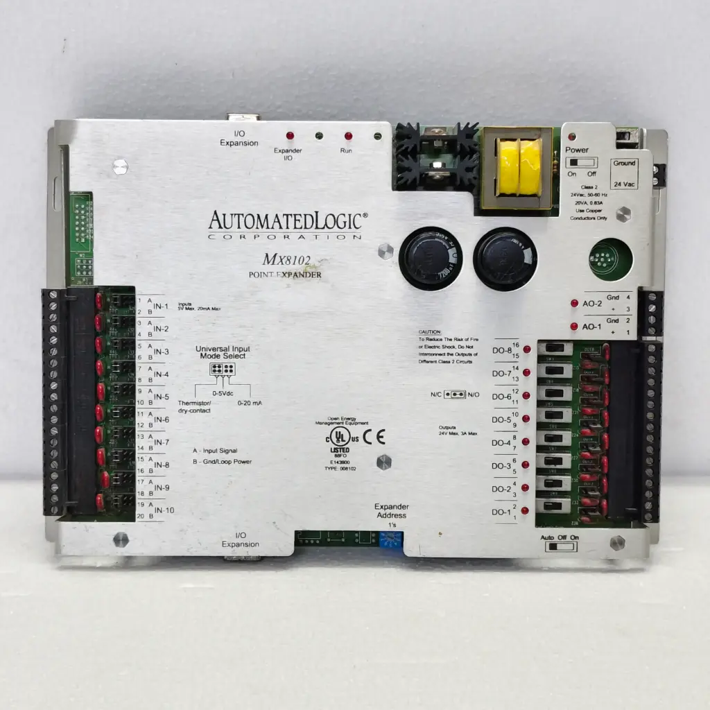 AUTOMATED LOGIC MX8102 POINT EXPANDER MODULE REV.6 $895