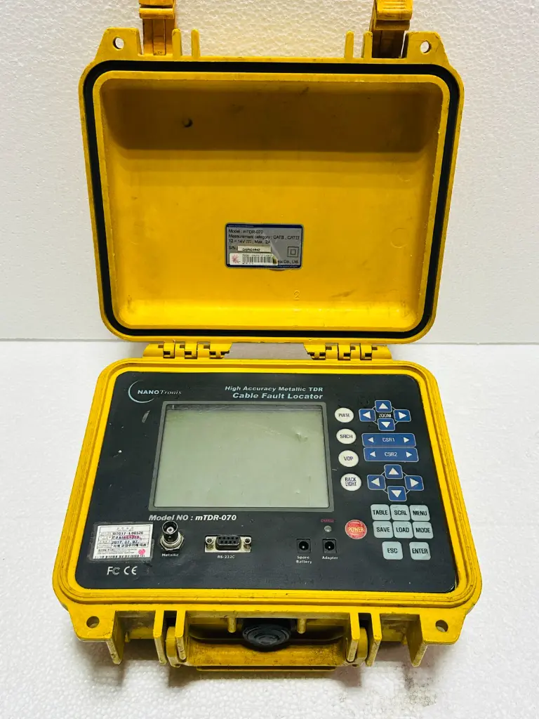 NANO TRONIX MTDR-070 HIGH ACCURACY METALLIC TDR CABLE FAULT LOCATOR $695