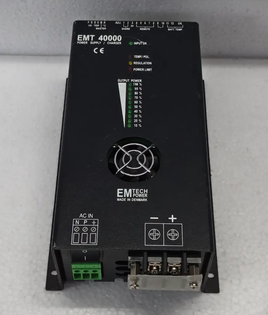 EMTECH POWER EMT 40000 POWER SUPPLY/CHARGER TYPE: EMT40024X $1545