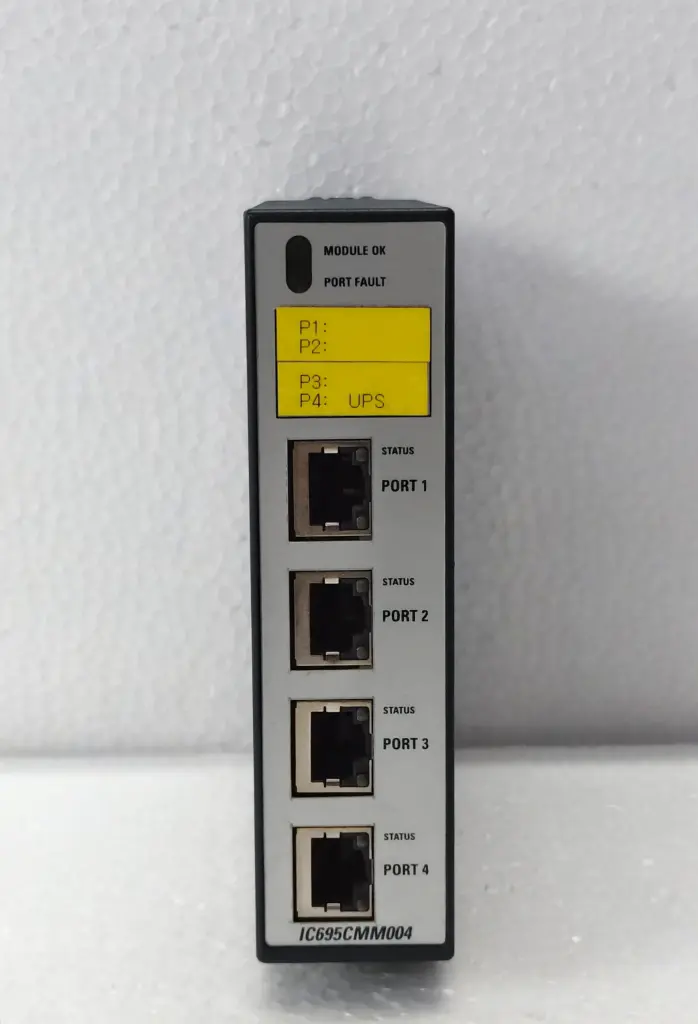 GE FANUC IC695CMM004-AD RX3I 4-CHANNEL SERIAL COMMUNICATIONS MODULE $495