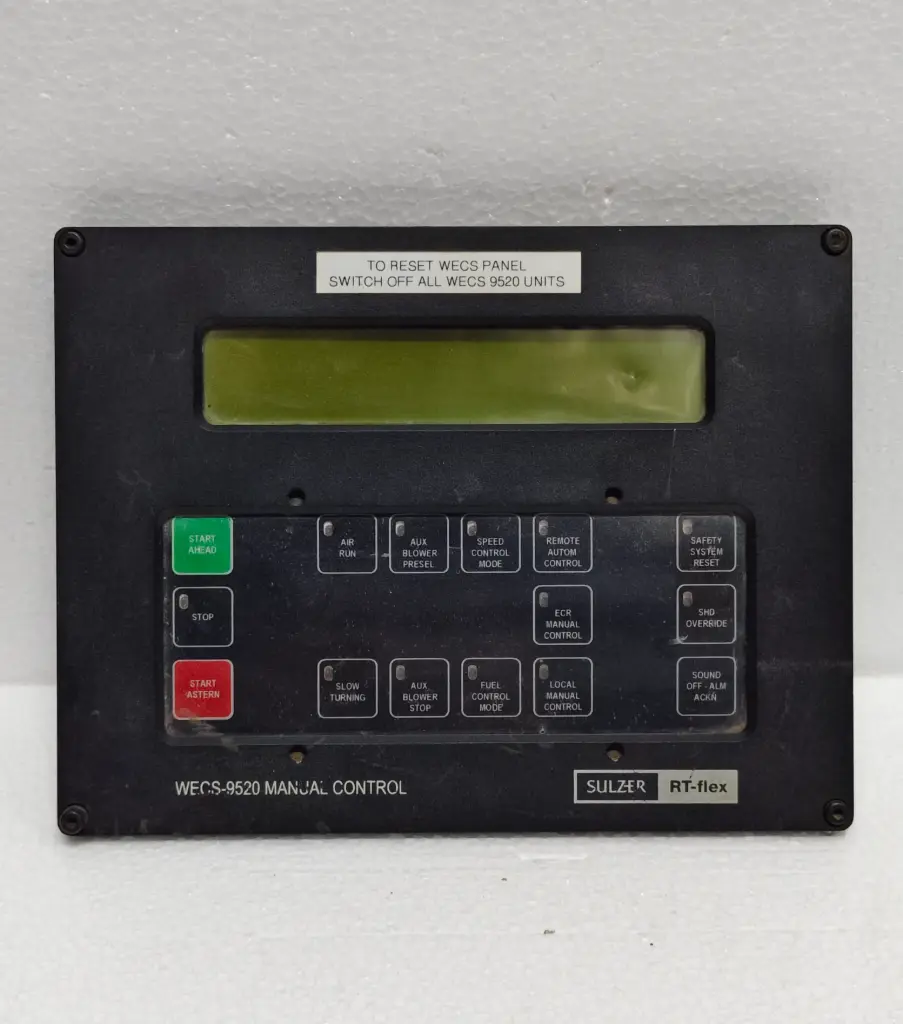WARTSILA WECS 9520 MANUAL CONTROL UNIT REV: A $2595