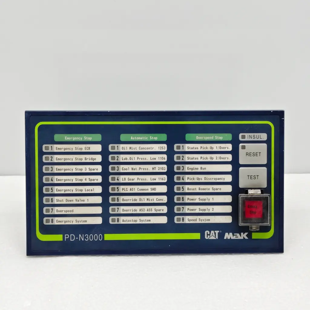 CAT MAK PD-N3000 ENGINE EMERGENCY SHUT DOWN UNIT TYPE: N3000-SAP-53A4C REV: K $2995