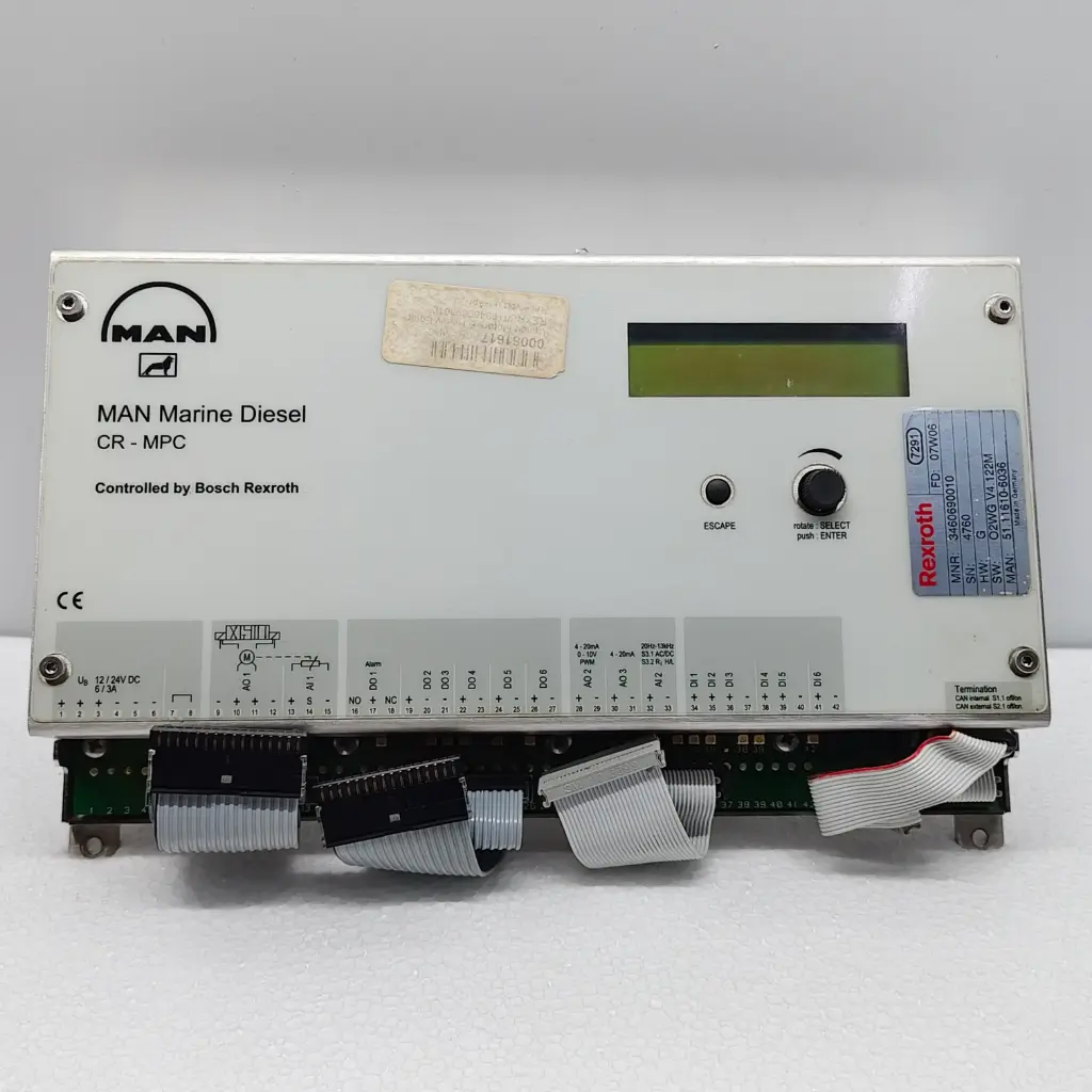 BOSCH REXROTH MAN MARINE DIESEL CR-MPC CONTROL UNIT P/N:- 3460690010 $2295
