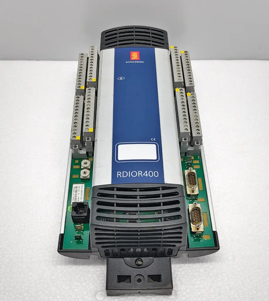 KONGSBERG RDIOR400 REMOTE DIGITAL I/O MODULE P/N: 600950 REV: A2 $1795