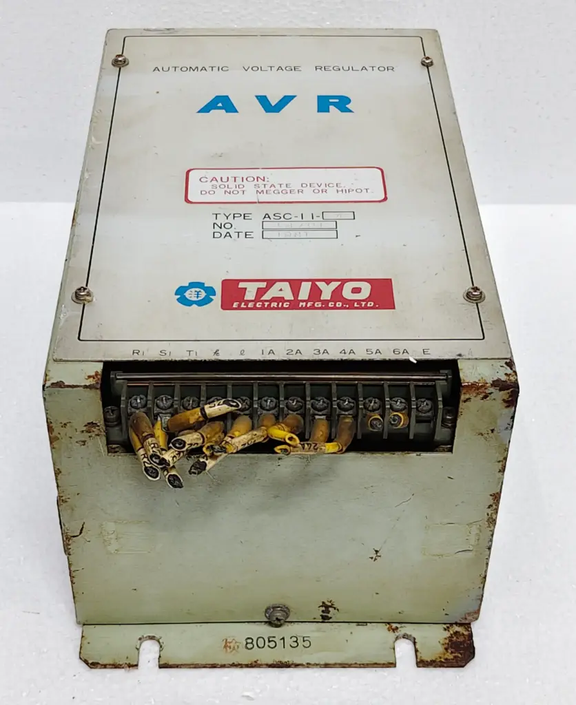 TAIYO ELECTRIC AVR AUTOMATIC VOLTAGE REGULATOR TYPE: ASC‑11‑4 $945
