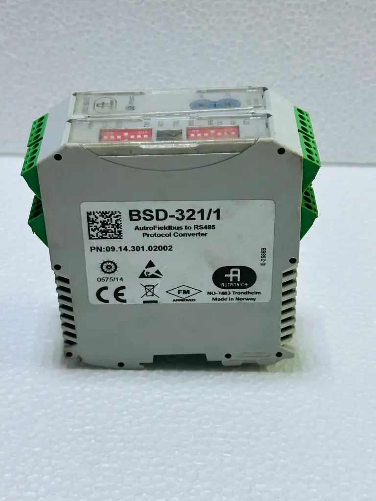 AUTRONICA BSD-321/1 AUTROFIELDBUS TO RS485 PROTOCOL CONVERTER $345
