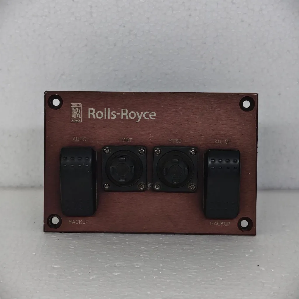 ROLLS-ROYCE WATER JET BACKUP PANEL P/N: 110806-947