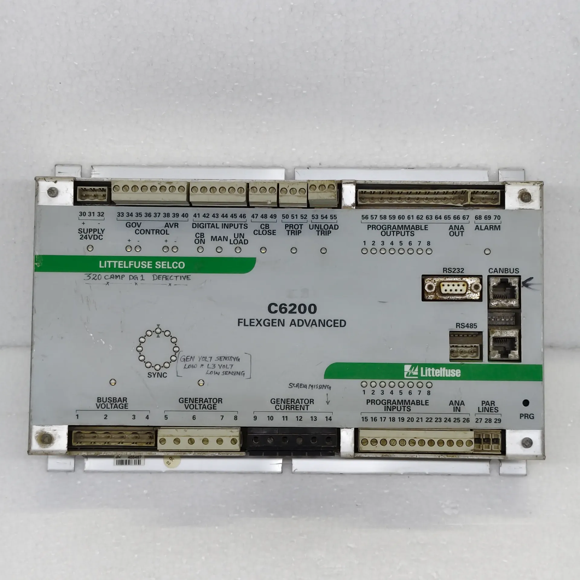 LITTELFUSE SELCO C6200 FLEXGEN ADVANCED GENERATOR CONTROLLER
