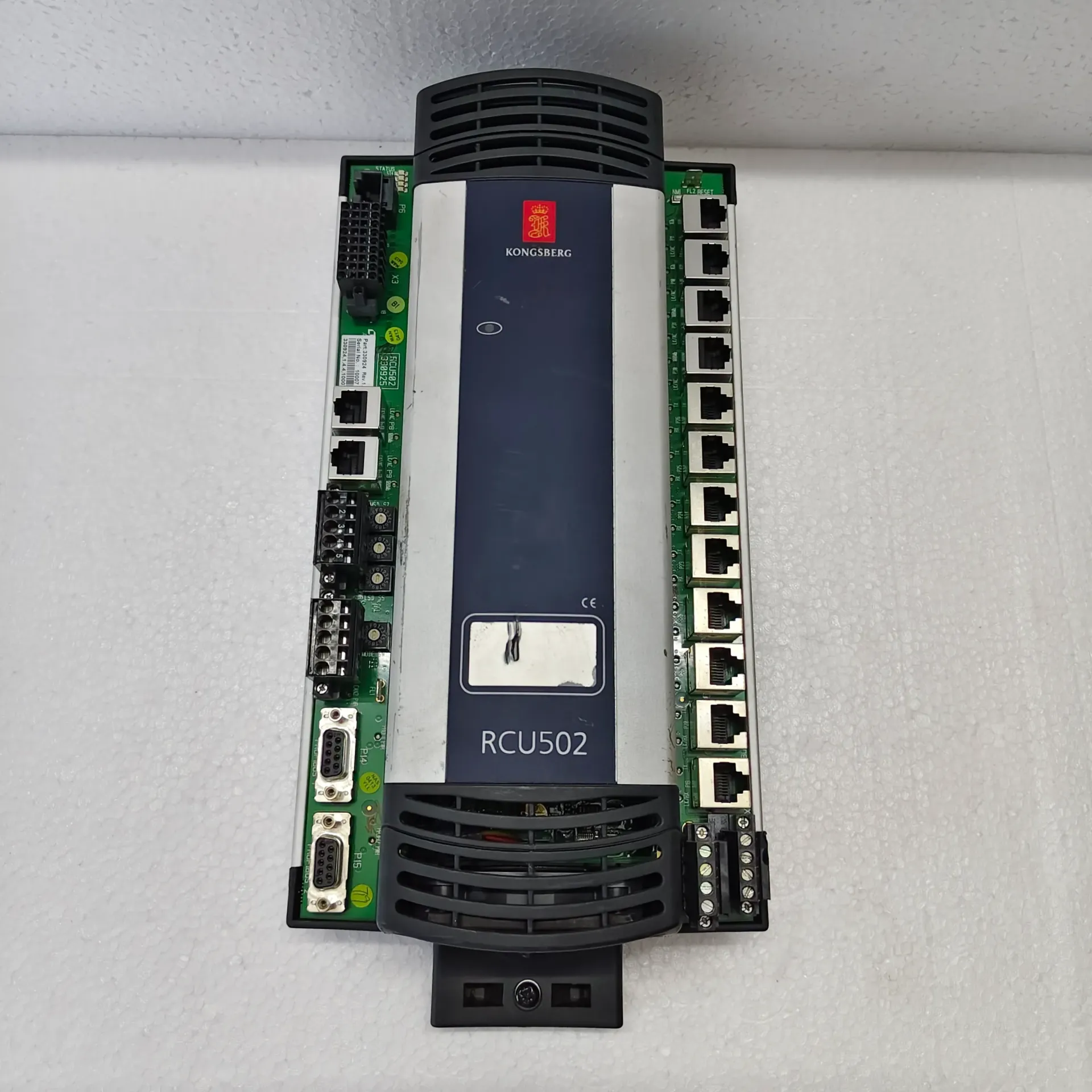 KONGSBERG RCU 502 REMOTE I/O MODULE P/N: 330924 REV: 1.4.4