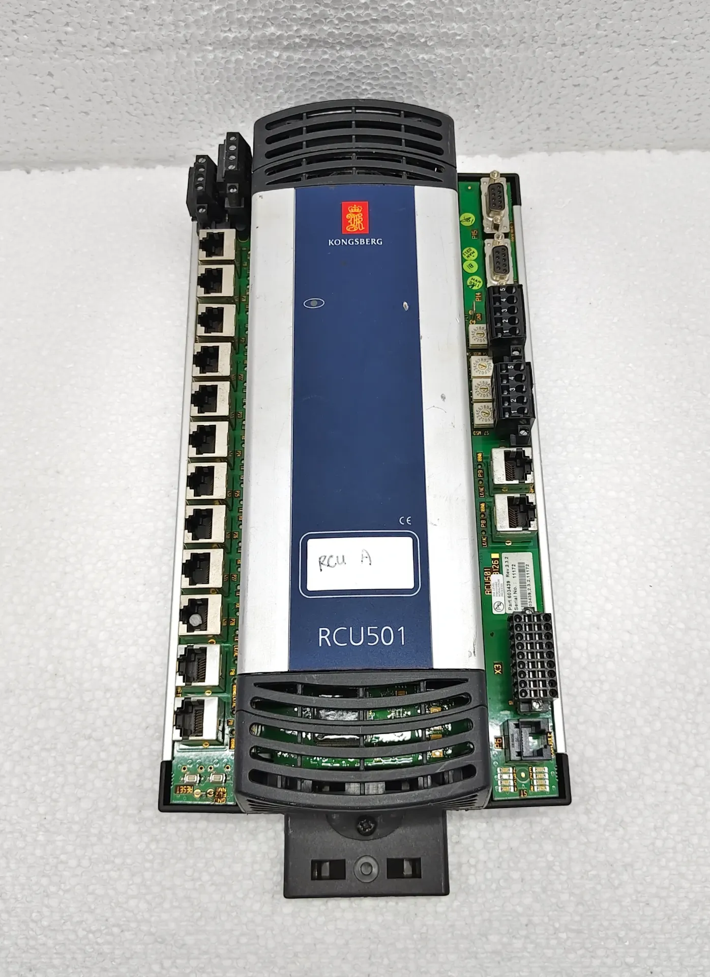 KONGSBERG RCU 501 REMOTE I/O MODULE PN: 603439 REV: 2.3.2
