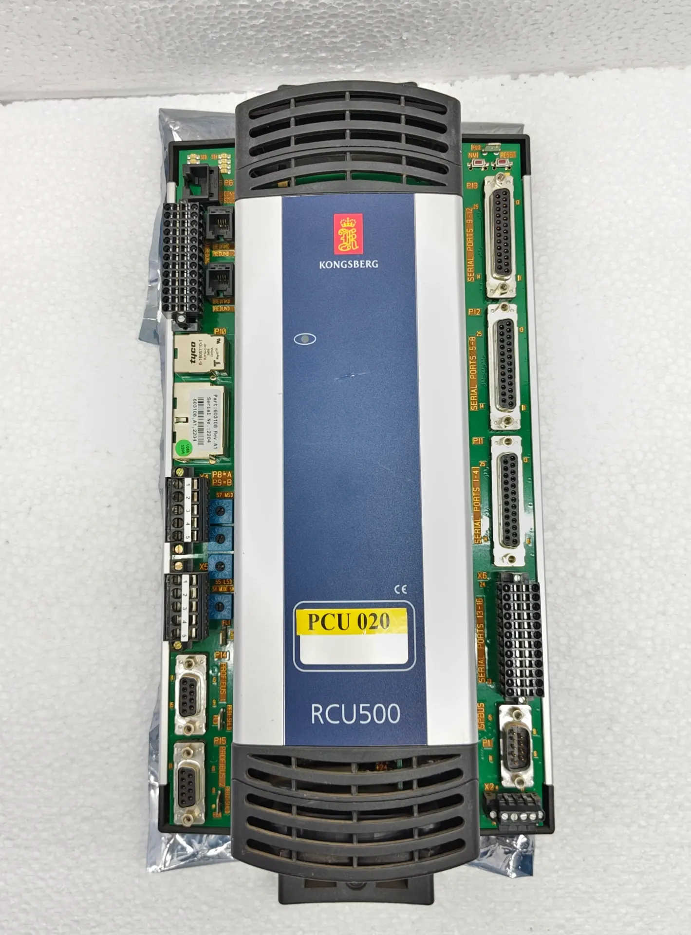 KONGSBERG RCU 500 REMOTE I/O MODULE P/N: 603108 REV: A1