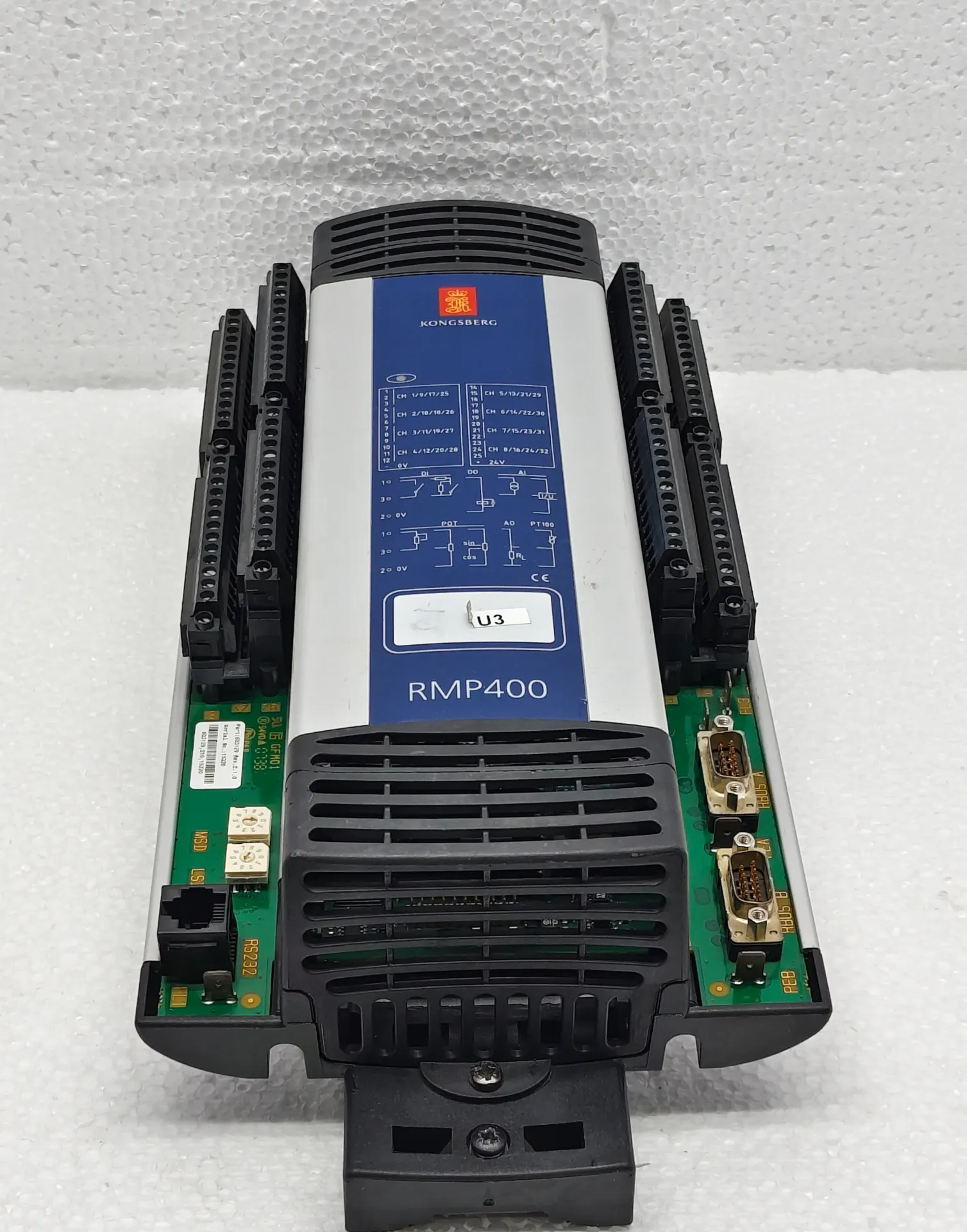 KONGSBERG RMP 400 REMOTE I/O MODULE P/N: 603129 REV: 2.1.0