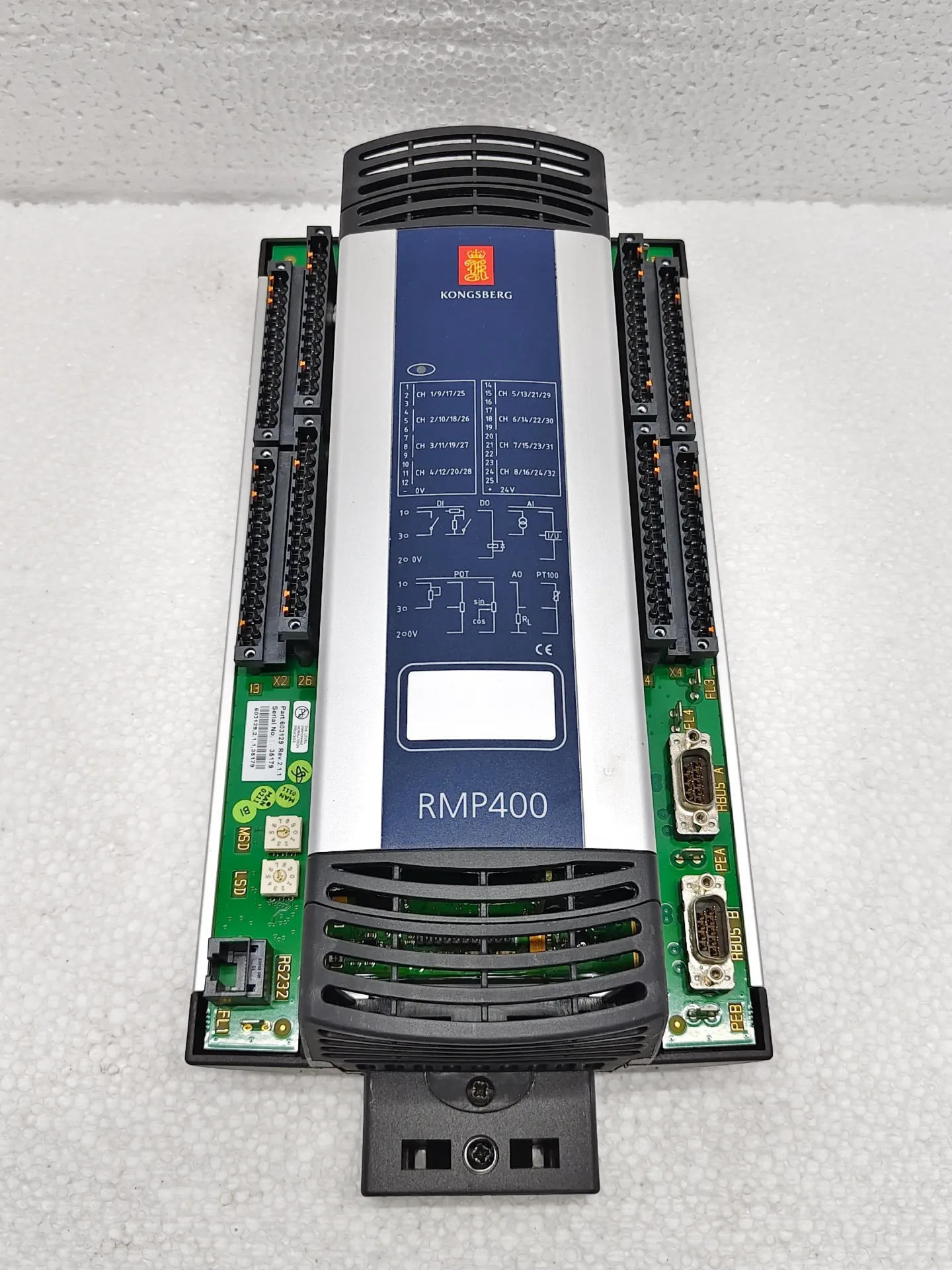 KONGSBERG RMP 400 REMOTE I/O MODULE P/N: 603129 REV: 2.1.1
