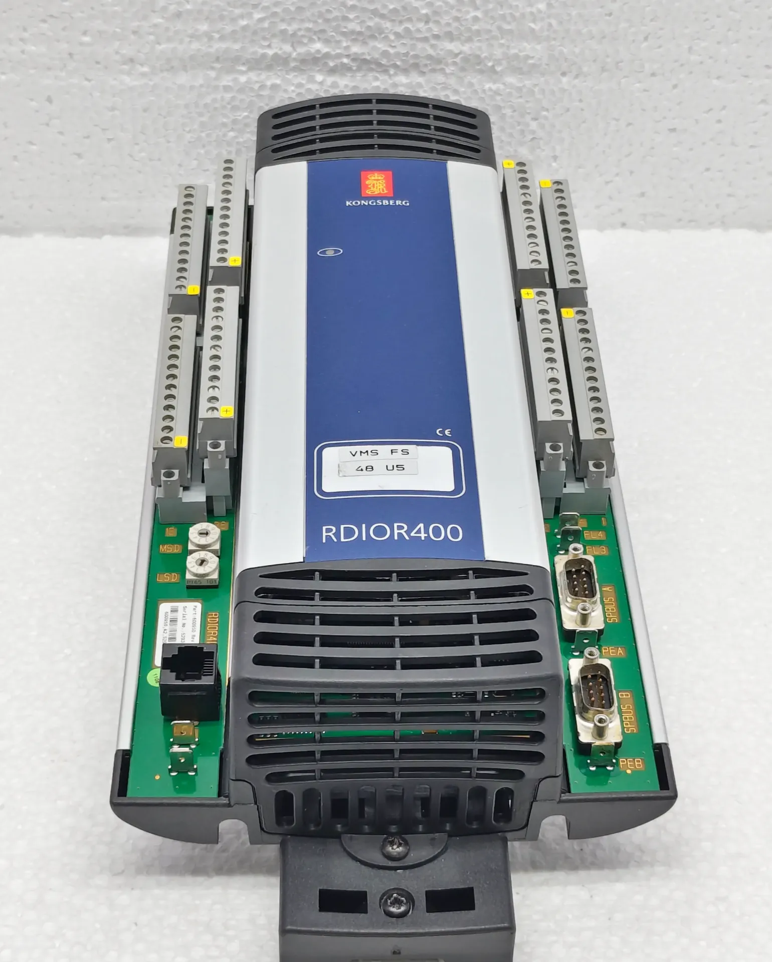 KONGSBERG RDIOR 400 REMOTE I/O MODULE PN: 600950 REV: A2