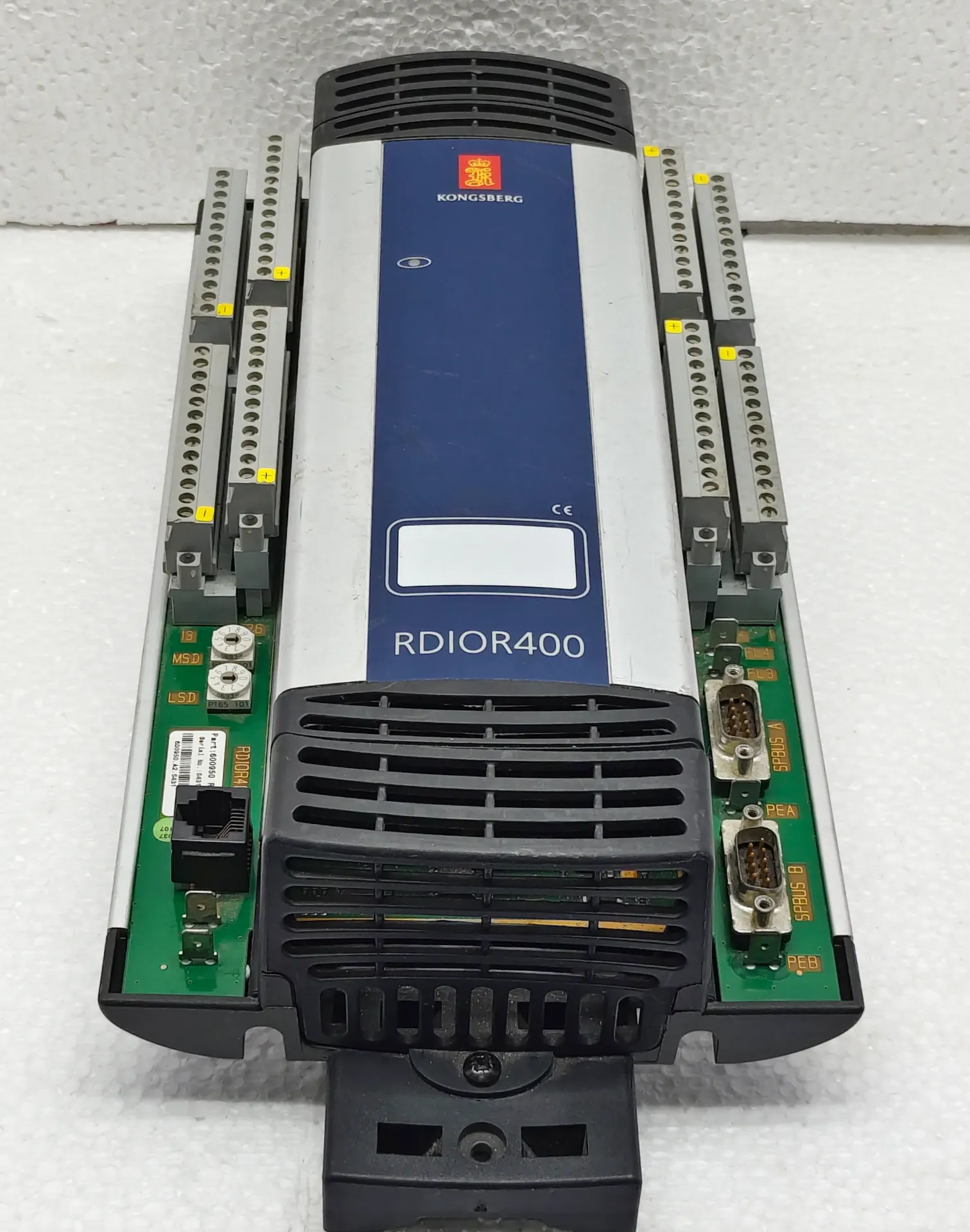 KONGSBERG RDIOR 400 REMOTE I/O MODULE PN: 600950 REV: A2
