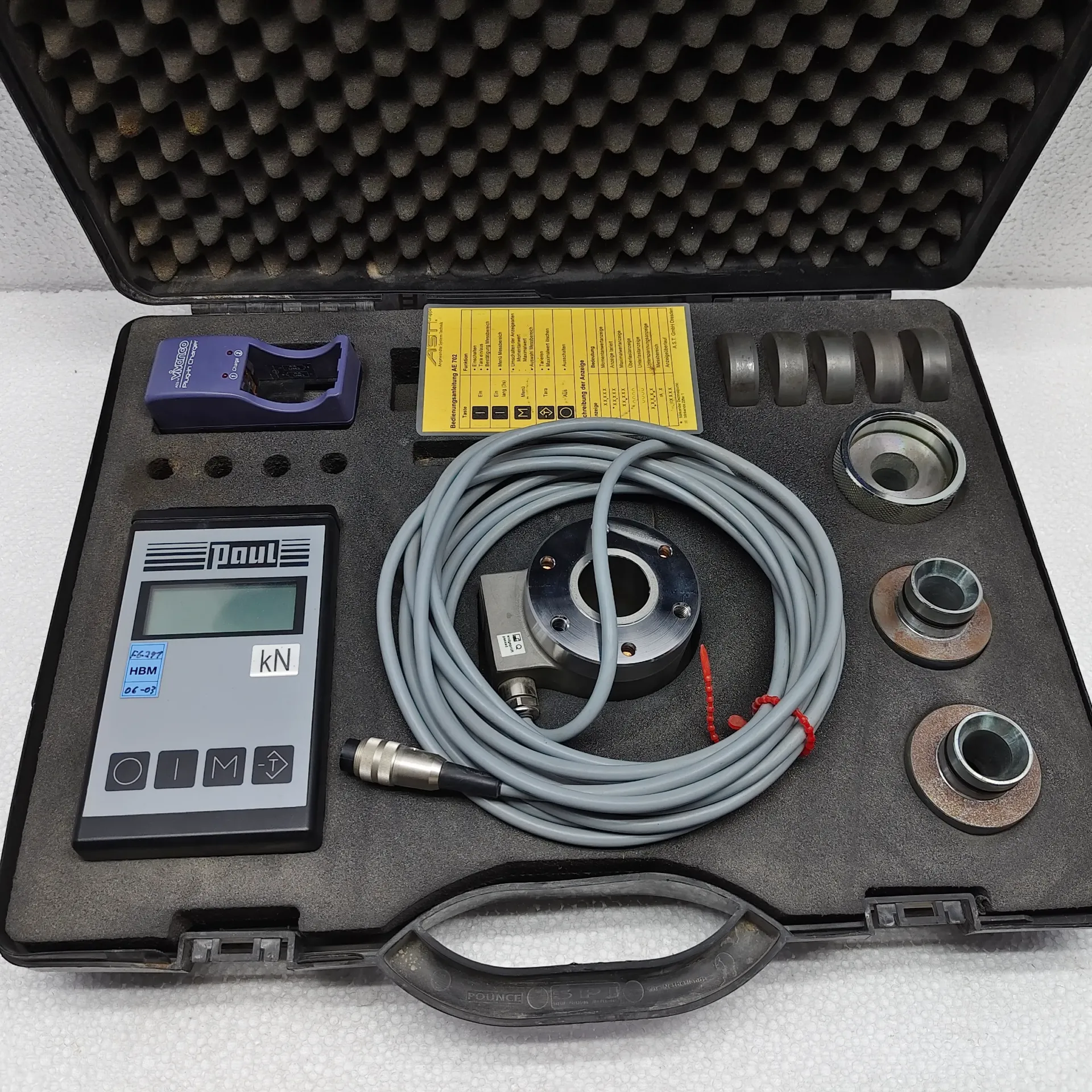 PAUL PORTABLE FORCE MEASURING SYSTEM (LOAD CELL KIT)