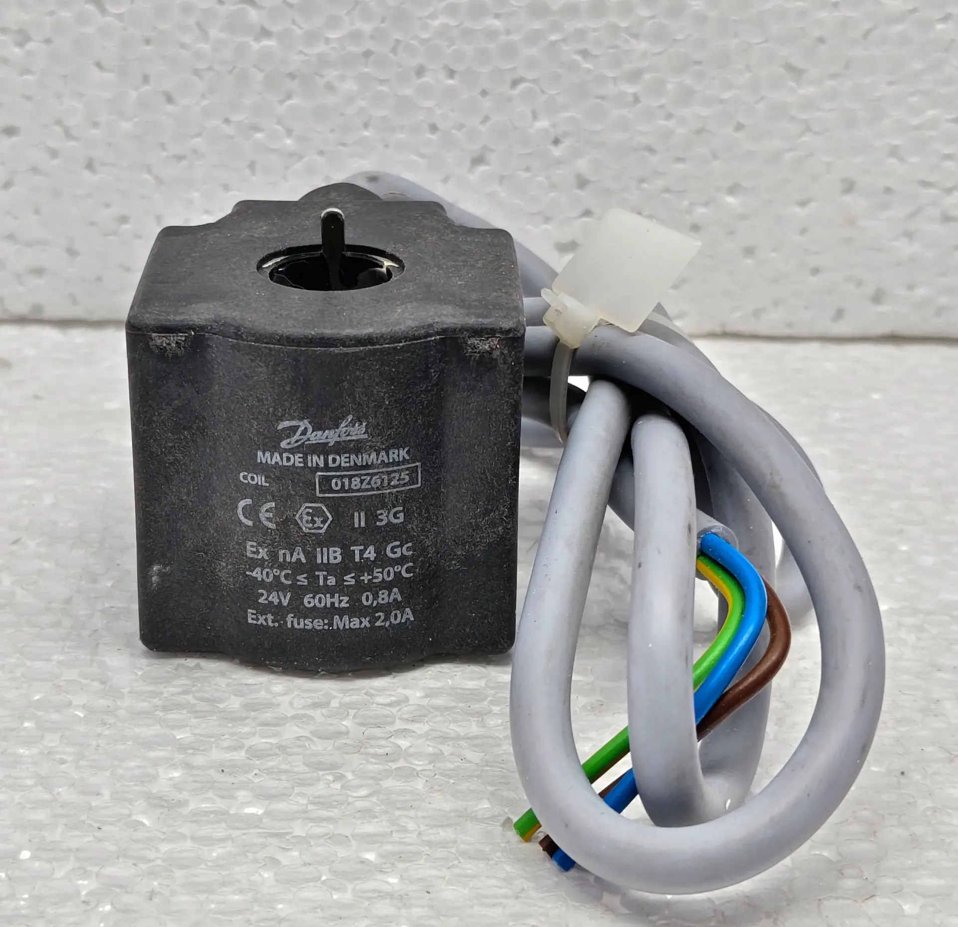 DANFOSS SOLENOID COIL PN: 018Z6125