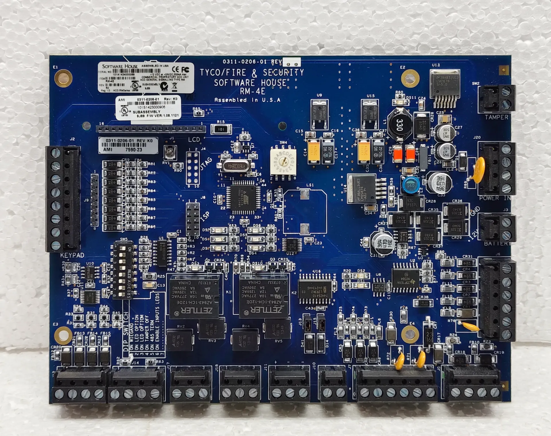 SOFTWARE HOUSE RM-4E DOOR CONTROL MODULE (PCB CARD)