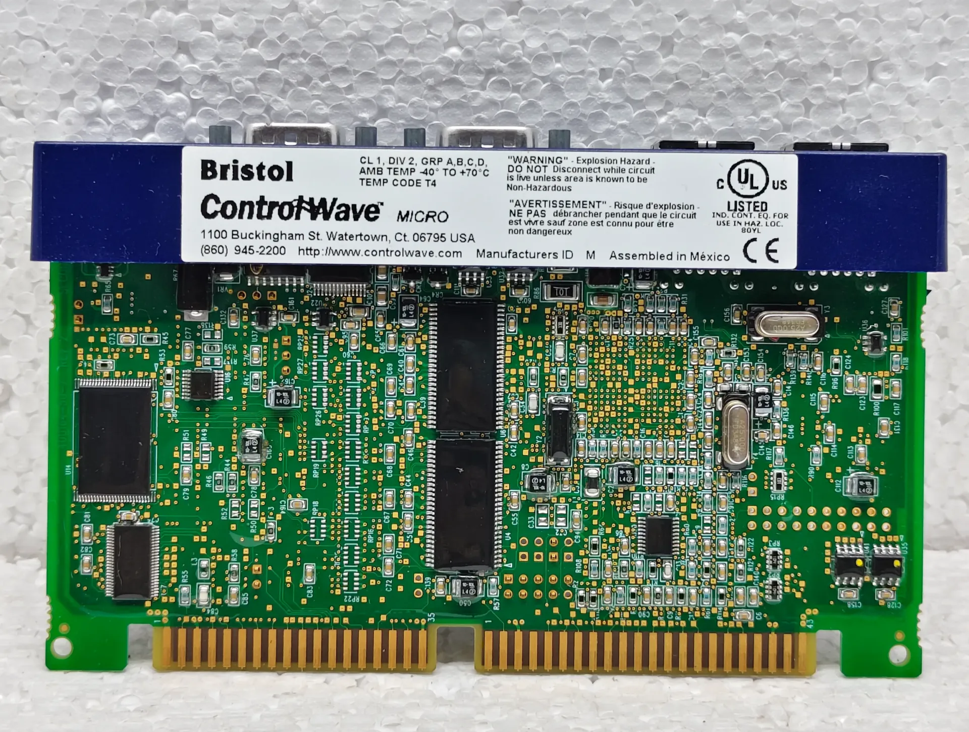 BRISTOL BABCOCK CONTROLWAVE MICRO CPU MODULE PN: 396879-11-0S