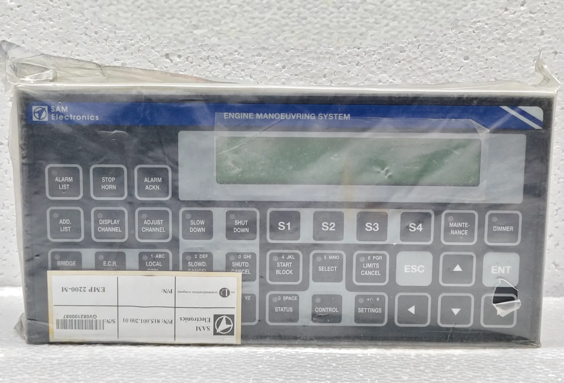 SAM ELECTRONICS EMP 2200-M ENGINE MANOEUVRING SYSTEM BRAND NEW PN: 815.001.200 01