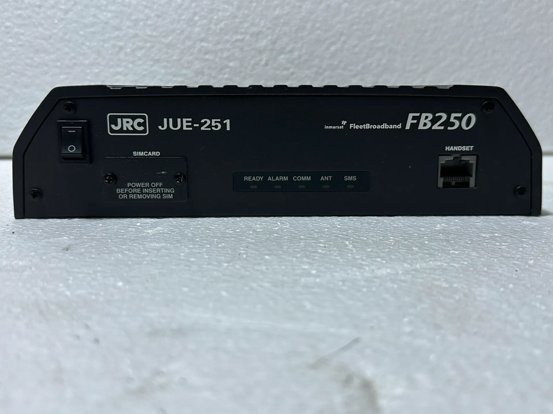 JRC JUE-251 INMARSAT FB250 MOBILE EARTH STATION