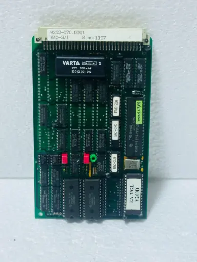 KONGSBERG AUTRONICA EAC-3/1 PCB P/N-9252-070.0001 Please note this is New equipment with a 3-month warranty. .