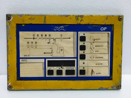 ALFA LAVAL EPC 50 OP FRONT MODULE P/N:- 3183062451 VERSION:-2 $795