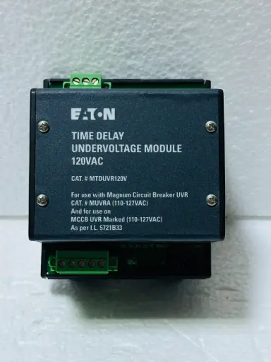 EATON MTDUVR120V TIME DELAY UNDERVOLTAGE TRIP UNIT 120VAC $495