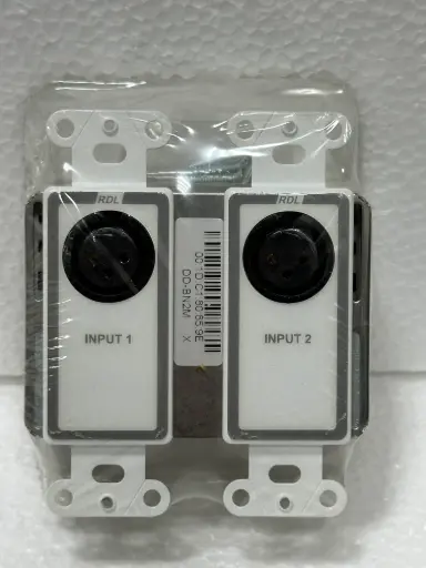 RDL NSR39860 DD SERIES-BN2M WALL-MOUNTED BI-DIRECTIONAL MICLINE DANTE INTERFACE 2X2 $995